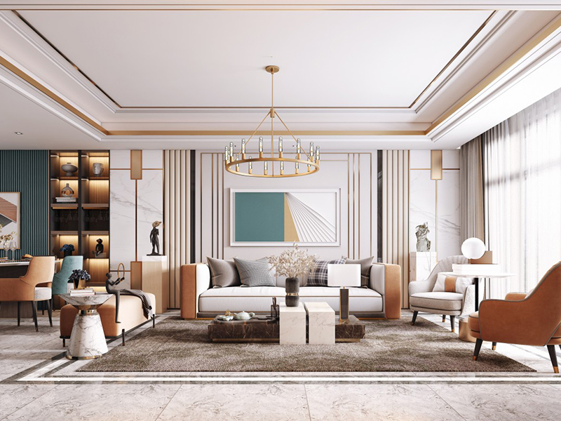 沙發(fā)背景墻掛畫小技巧，懂得給背景墻留白的才是掛畫高手