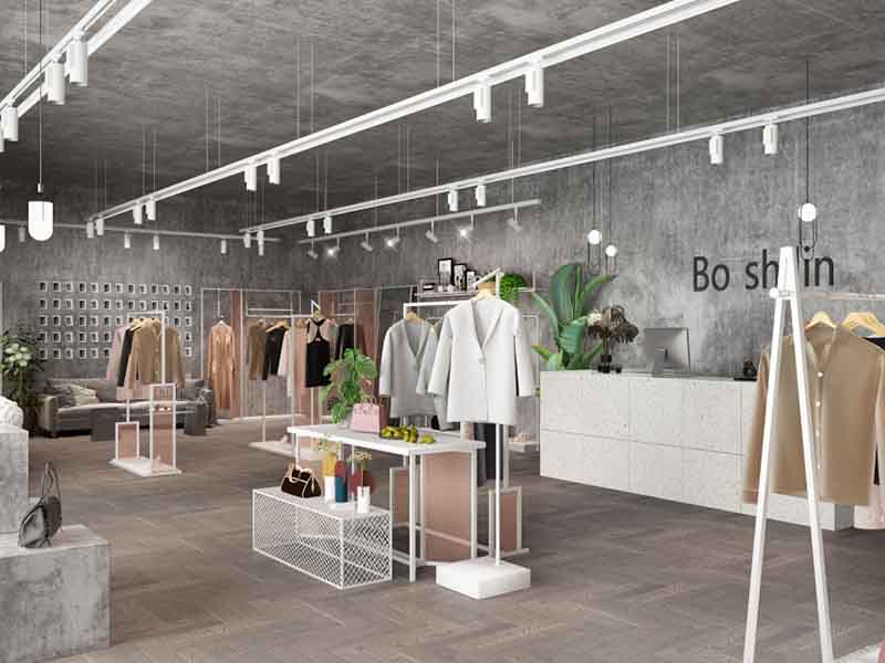 一般的女裝店時尚風格裝修，需要兼顧方面能提升顧客好感度