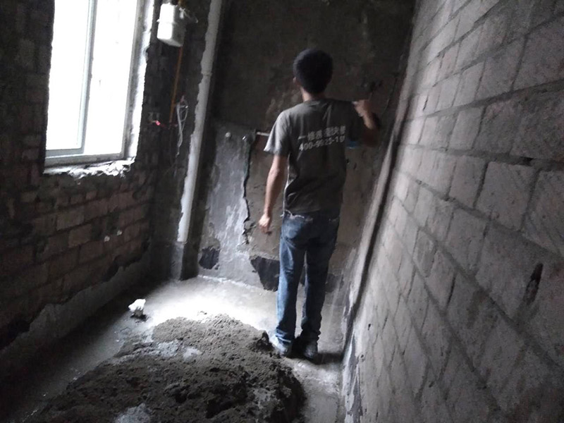 廚衛(wèi)地面找平，墻面抹灰