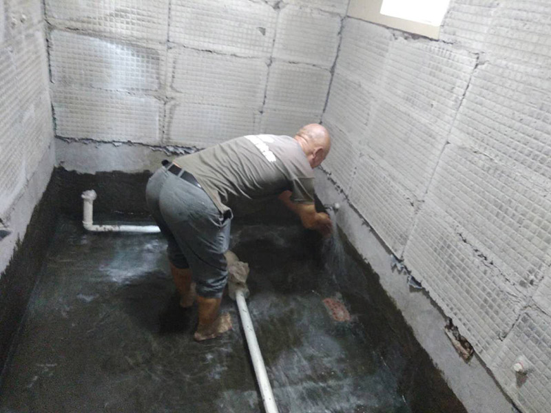 廁所瓷磚拆除，閉水試驗方案