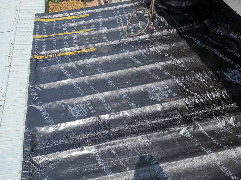 陽臺雨棚防水處理：1.清潔雨棚的表面;2.在需防水處理的區(qū)域涂上基層防水涂料，當(dāng)其仍為濕潤時，把適合尺寸的縫織聚酯布鋪于其上，確?？p織聚酯布不起泡，不起皺，再用基層防水涂料浸透縫織聚酯布，至全干;3.最后涂兩層表層防水涂料;4.養(yǎng)護。