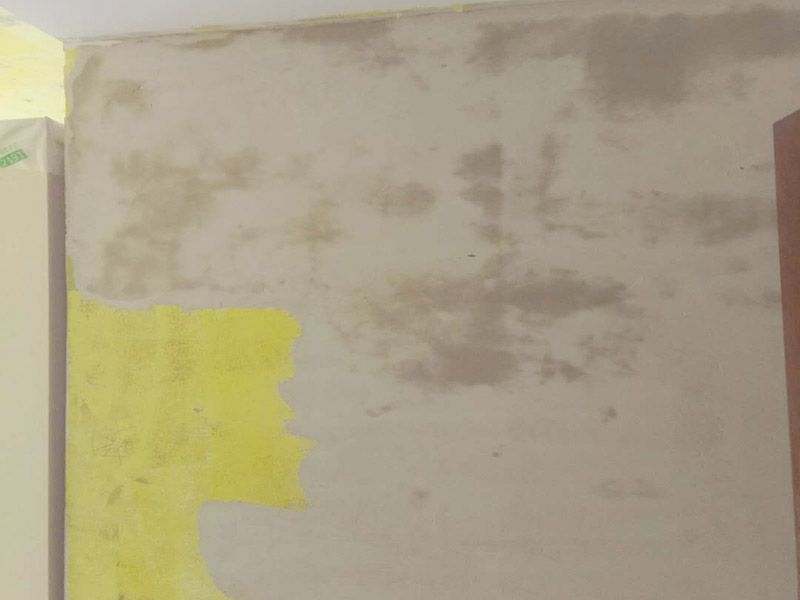 局部掛網(wǎng)刮膩子：1、先對墻面涂刷一遍界面劑；2、查看一下墻面有沒有裂縫的情況，如果有那么要利用白乳膠和牛皮紙，修復(fù)裂縫處；3，利用石膏對墻面不平整的地方進行找平，保證墻面的平整誤差是在0.5公分以內(nèi)；4、將網(wǎng)格布按照從上到下、從左到右的順序平整的張貼在墻上；5、給墻面涂刷兩遍到三遍膩子粉。