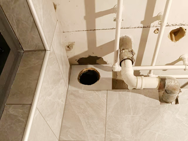 墻面打排風孔案例