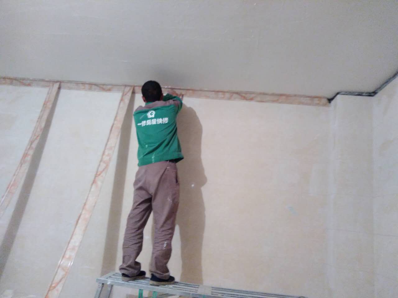 石膏線的安裝方法，石膏線安裝方法及注