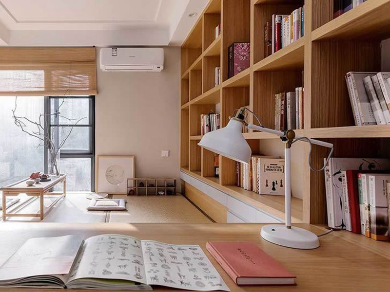 簡約風(fēng)書房裝修實(shí)景圖