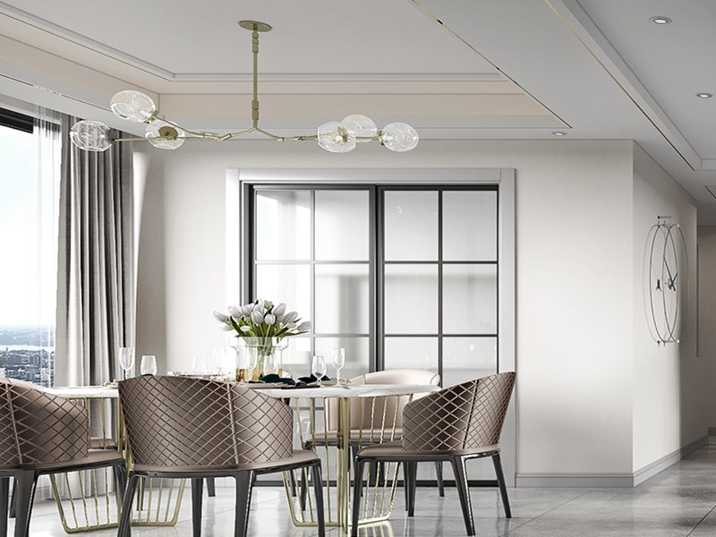 現(xiàn)代風格舊房改造案例現(xiàn)代風格餐廳