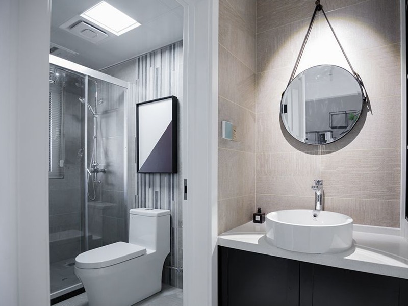 二手房墻面翻新田園風衛(wèi)生間