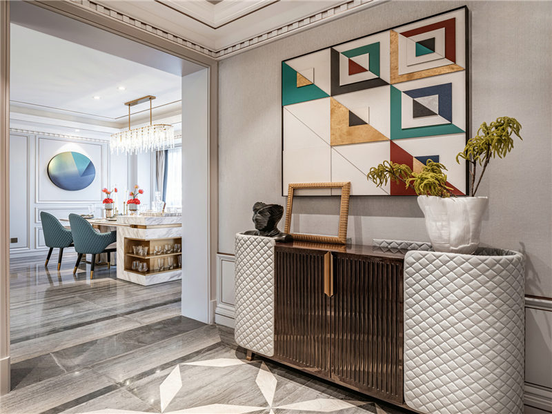 揚州寶應(yīng)縣二手房裝修_玄關(guān)翻新裝修效果圖