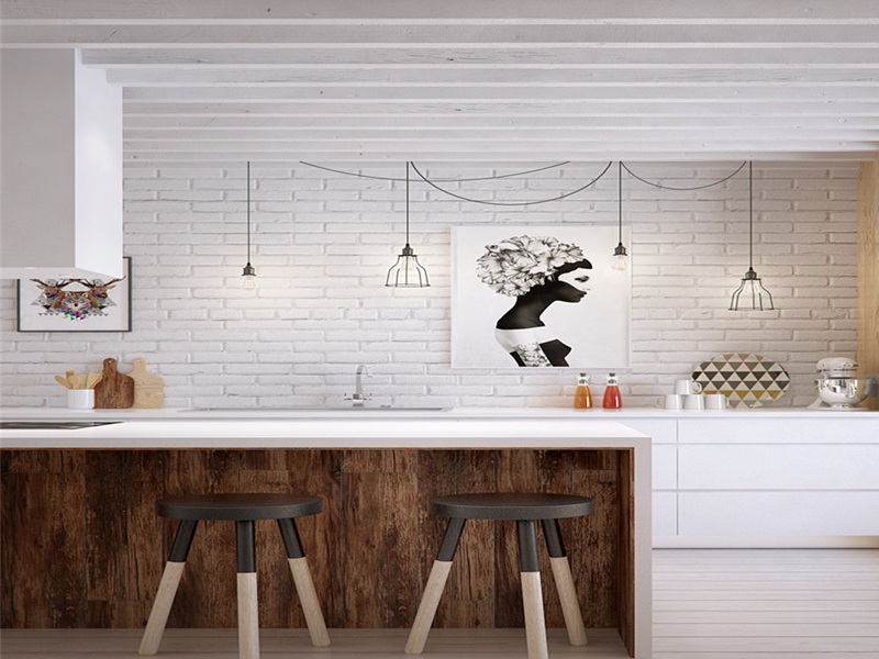 深圳坪山區(qū)廚房餐廳裝修效果圖