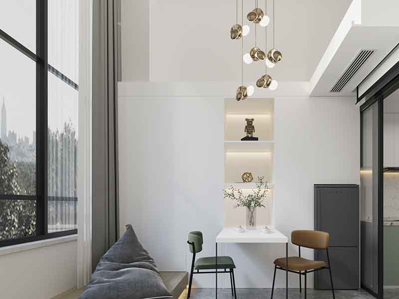 昆明東川區(qū)40平復式平方怎么裝修設(shè)計圖