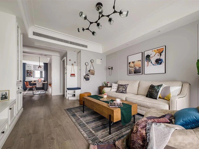 漳州市龍文區(qū)簡約小清新風格設(shè)計-客廳裝修