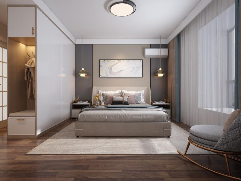 東莞市東城街道169平別墅裝修設(shè)計(jì)-臥室設(shè)計(jì)